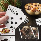 Enge horror schedel demon pokerkaarten (Insitu)