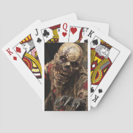 Enge horror schedel demon pokerkaarten