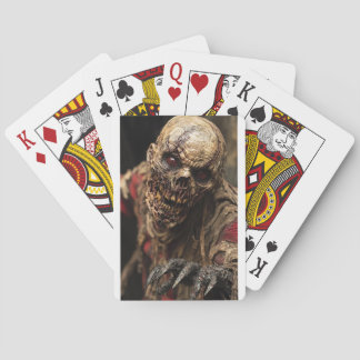 Enge horror schedel demon pokerkaarten