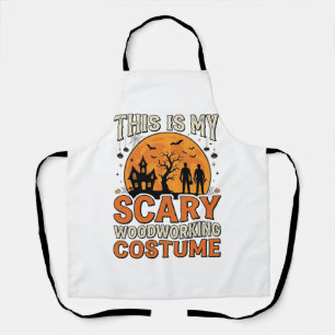 Enge Houtbewerking Kostuum Halloween Vintage Ontwe Schort