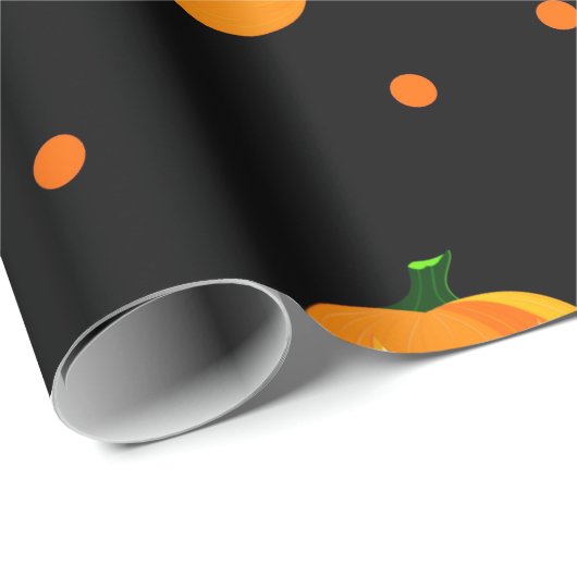 Enge Jack-o'-lantaarn Patroon Halloween Party Cadeaupapier (Rol Hoek)