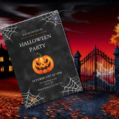 Enge Jack O' Lantern Halloween-feest Kaart