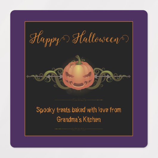 Enge Jack-o-Lantern Halloween | PAARSE Labels (Design 2)