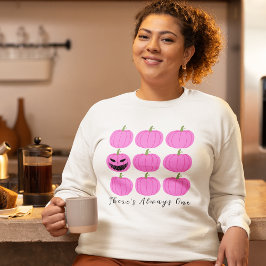 Enge Jack-O'-Lantern met pompoenen Trui