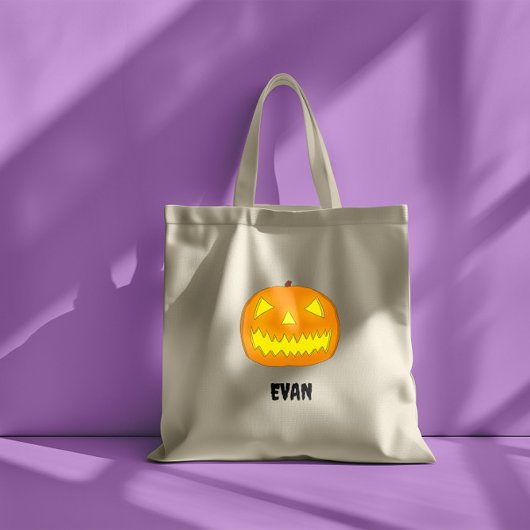 enge Jack-O-Lantern Tote Bag