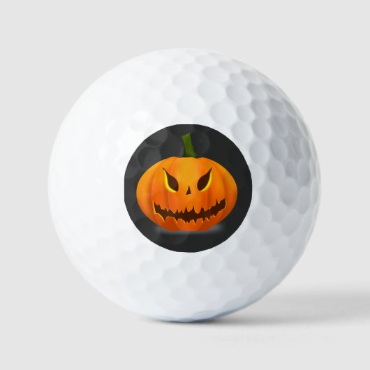 Enge Jack O'Lantern Pumpkin Golfballen (Voorkant)