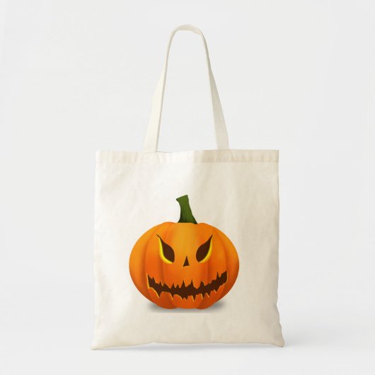 Enge Jack O'Lantern Pumpkin Tote Bag (Voorkant)