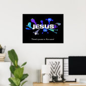 Enge Jezus Nachten Poster (Thuiskantoor)