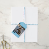 Enge kaken: Australische krokodil springt Cadeaulabel (Met Touw)