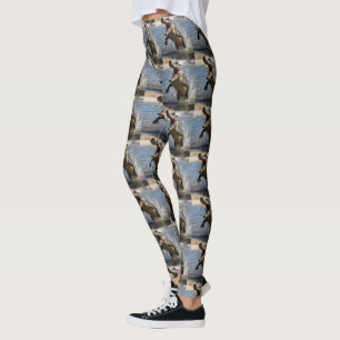 Enge kaken: Australische krokodil springt Leggings
