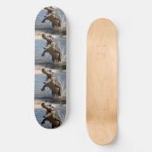 Enge kaken: Australische krokodil springt Persoonlijk Skateboard (Voorkant)
