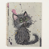 Enge Kat Notebook Planner (Voorkant)