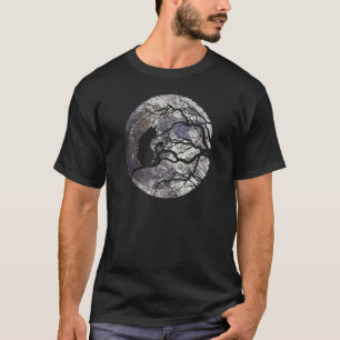 Enge Kat Vleermuizen & Spookachtige Gekke Hallowe T-shirt
