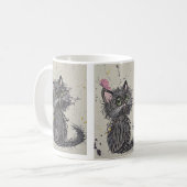 Enge Kattenmok Koffiemok (Voorkant links)