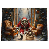 Enge Kerst Goblin – Donkere Fantasy Slechte Kerstm Groot Cadeauzakje (Voorkant)