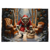 Enge Kerst Goblin – Donkere Fantasy Slechte Kerstm Groot Cadeauzakje (Achterkant)