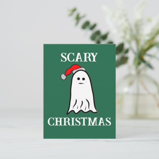 Enge kerstgeest briefkaart (Staand voorkant)