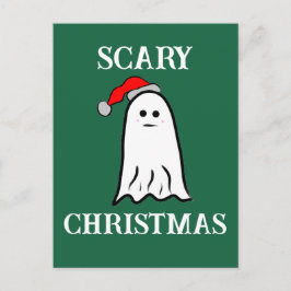 Enge kerstgeest briefkaart