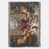 Enge Kerstkabouter – Dark Fantasy Slechte Sint Deken (Voorkant Verticaal)