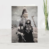 Enge Kerstman Kerstkaart Feestdagen Kaart (Voorkant)