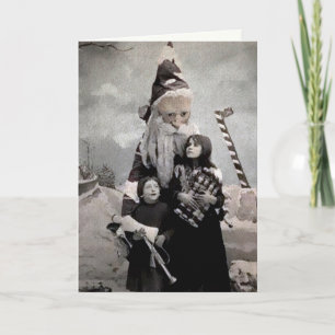 Enge Kerstman Kerstkaart Feestdagen Kaart