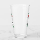 Enge Kerstspook met Santa Hat Glas (Links)