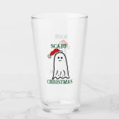 Enge Kerstspook met Santa Hat Glas (Voorkant)