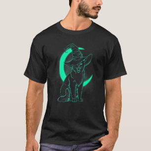 Enge Kitten Heksenhoed Halloween Kat T-shirt