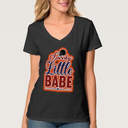 Enge Kleine Baby Halloween T-shirt (Voorkant)
