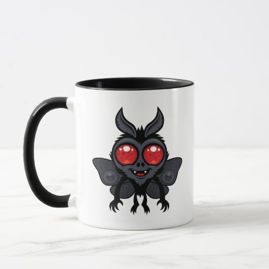 Enge Kute Cryptid Mothman Monster Mok (Links)
