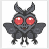 Enge Kute Cryptid Mothman Monster Sticker (Vel)
