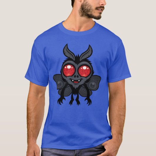 Enge Kute Cryptid Mothman Monster T-shirt (Voorkant)