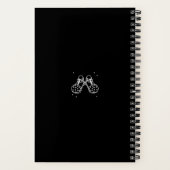 Enge kwaadaardige clown horror notitieboek (Achterkant)