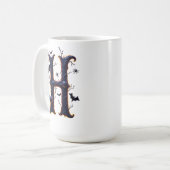 Enge Letter H Mannen Koffiemok (Voorkant links)