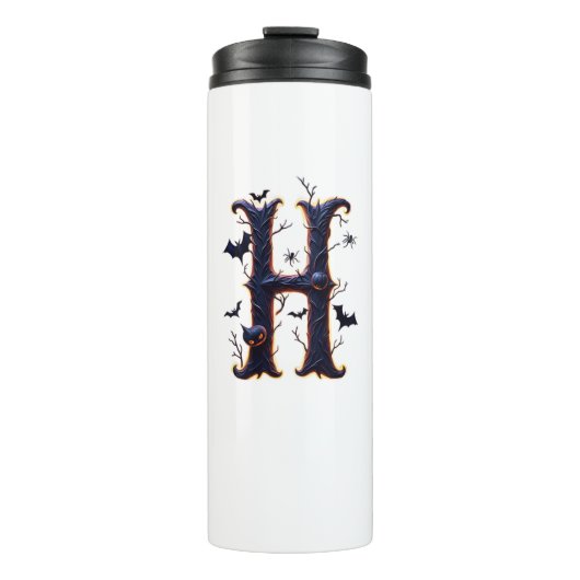Enge Letter H Mannen Thermosbeker (Voorkant)