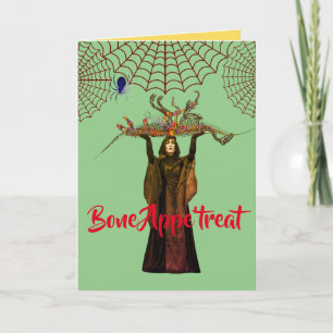 Enge Leuke Halloween Party Gevouwen Uitnodiging