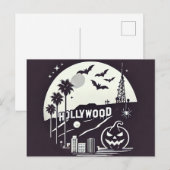 Enge Los Angeles Halloween Feestdagenkaart (Voorkant / Achterkant)