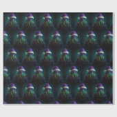 Enge Lovecraft Horror Cthulhu Kerstmis Cadeaupapier (Vlak)