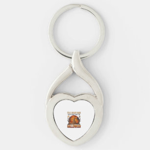 Enge man Halloween Heksenhoed Bloedmaan Pompoen_1 Sleutelhanger