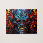 Enge Monster Demon Halloween Legpuzzel (Horizontaal)