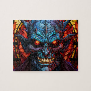 Enge Monster Demon Halloween Legpuzzel