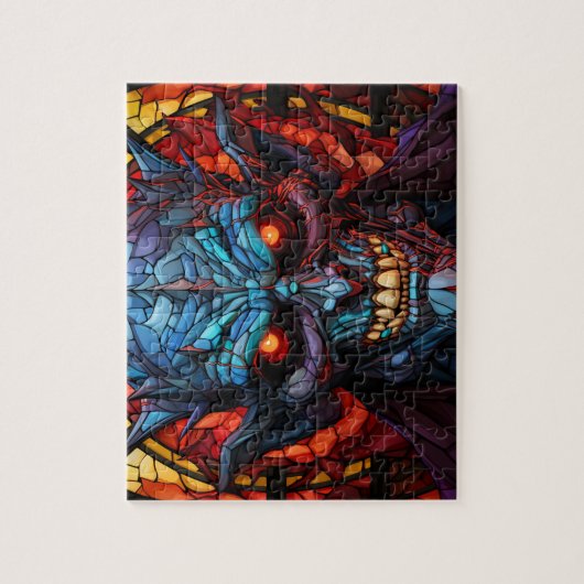 Enge Monster Demon Halloween Legpuzzel (Verticaal)