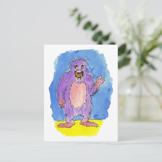 Enge Monsters Briefkaart (Staand voorkant)