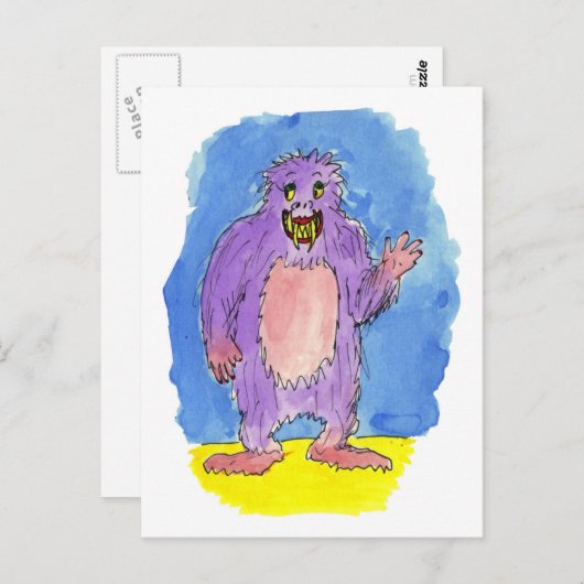 Enge Monsters Briefkaart (Voorkant / Achterkant)