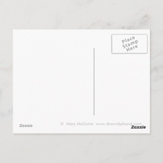 Enge Monsters Briefkaart (Achterkant)