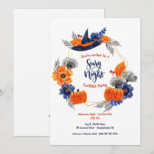 Enge nacht Halloween Party Kaart (Voorkant / Achterkant)