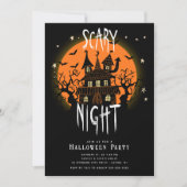 Enge nacht Halloween Party uitnodiging (Voorkant)