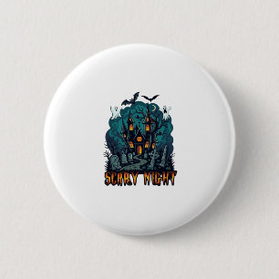 Enge Nacht Spokenhuis Spoken Kerkhof Ronde Button 5,7 Cm