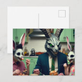  enge paasmaaltijd briefkaart (Voorkant / Achterkant)