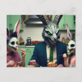  enge paasmaaltijd briefkaart (Voorkant)